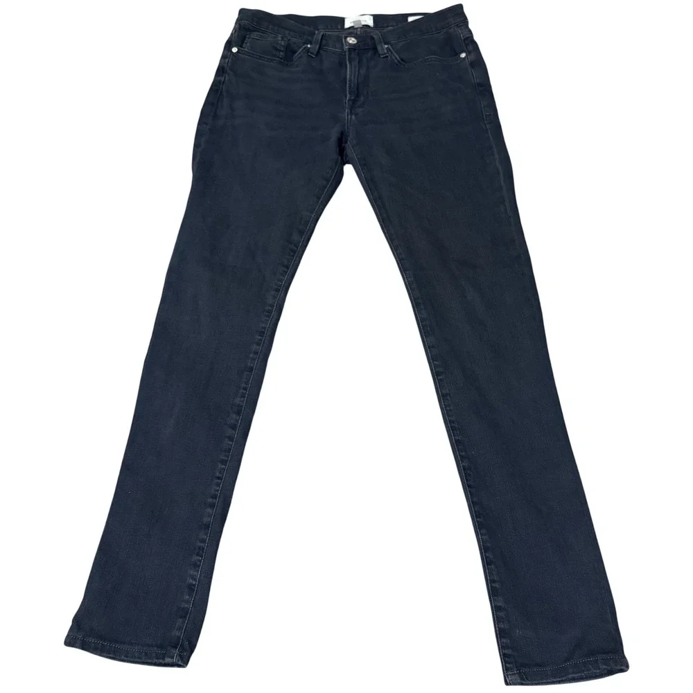 FRAME L'Homme Skinny Jeans‎ Mens 31 Placid Dark Wash Denim LMHK691